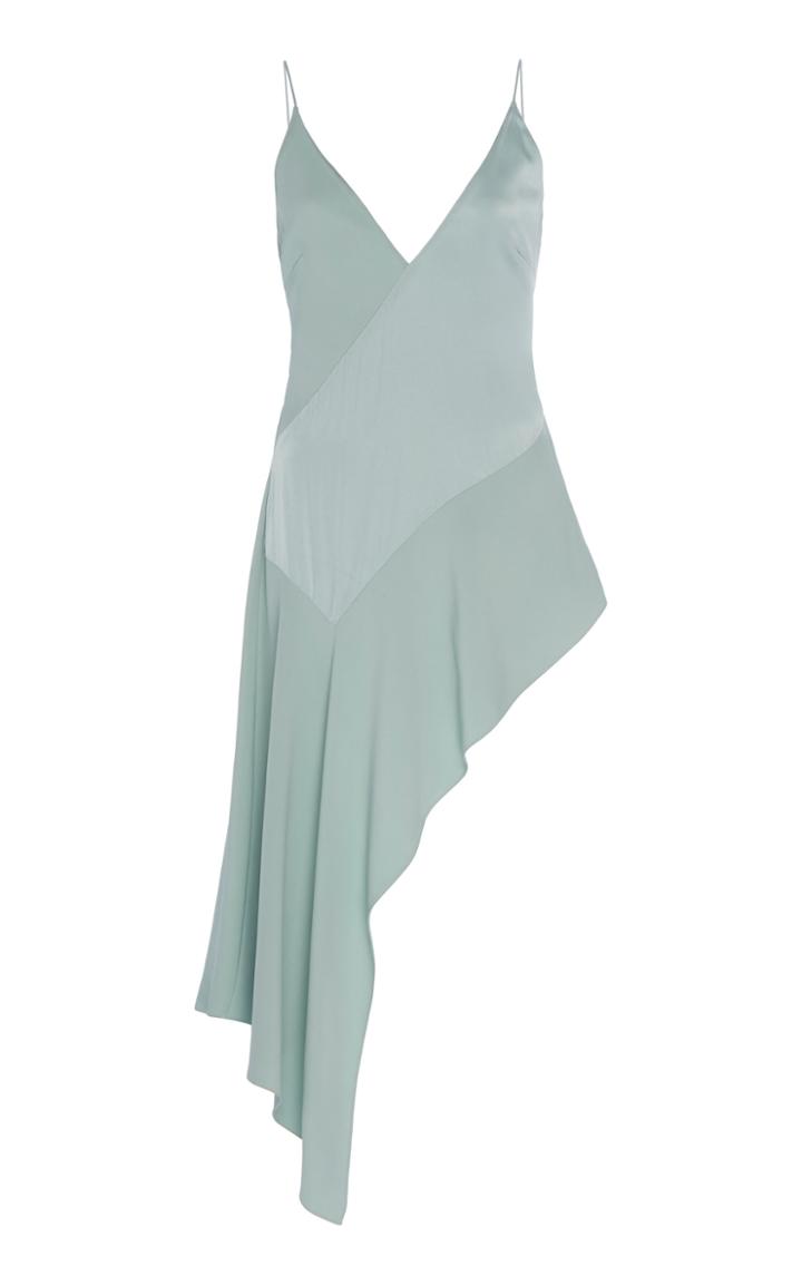 Moda Operandi Cushnie Asymmetric Satin Top Size: 4