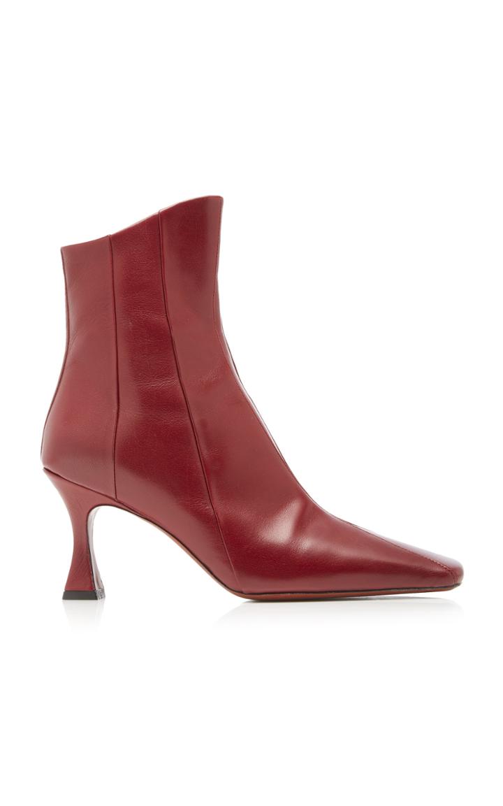 Manu Atelier Duck Leather Ankle Boots