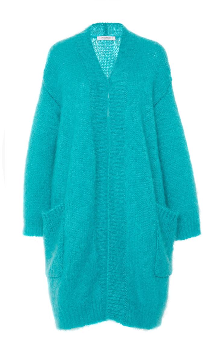 Max Mara Sampang Oversized Mohair-blend Cardigan