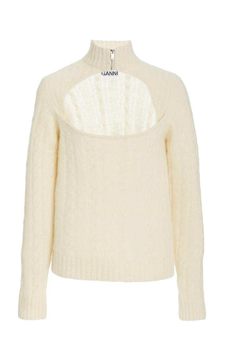 Moda Operandi Ganni Alpaca Knit Blouse