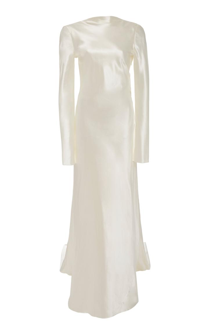 Danielle Frankel Simone Silk-blend Gown