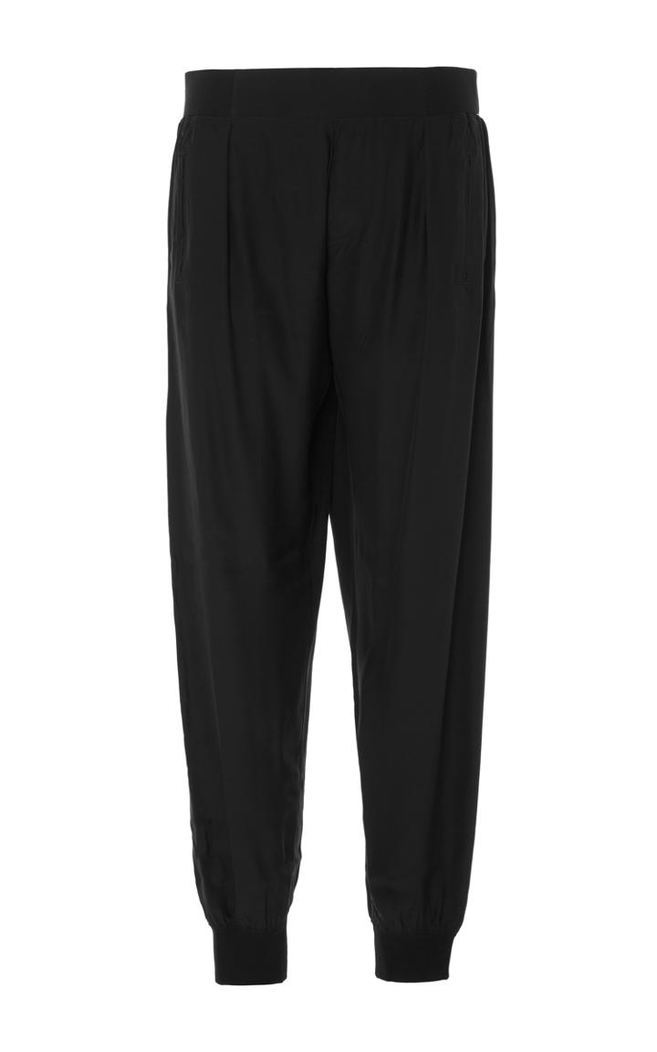Atm Silk-charmeuse Track Pants