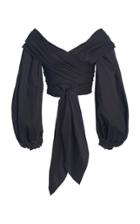Moda Operandi Johanna Ortiz Tu Romancero Cotton-blend Wrap Top