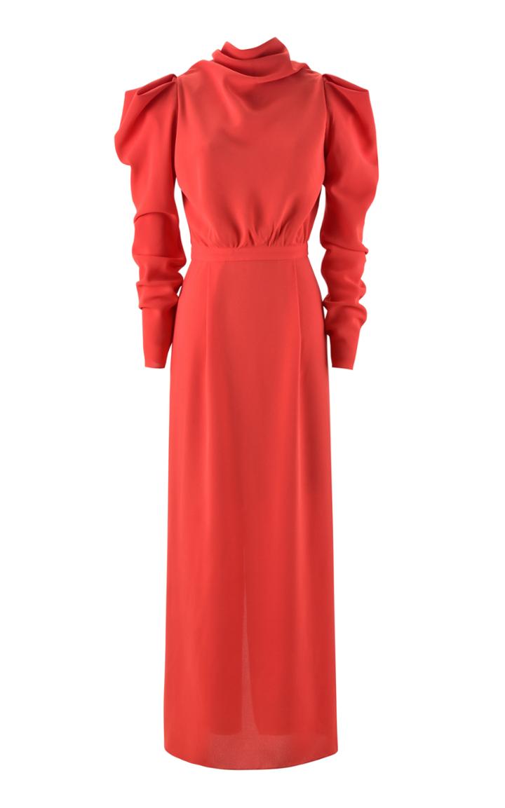 Moda Operandi Johanna Ortiz Artful Journey Draped Crepe Dress