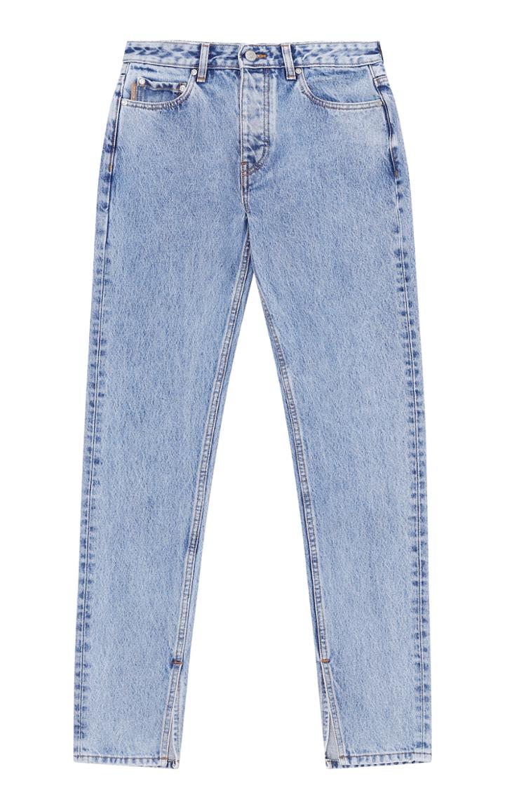Moda Operandi Ganni Classic Denim Mid-waist Slim Jeans