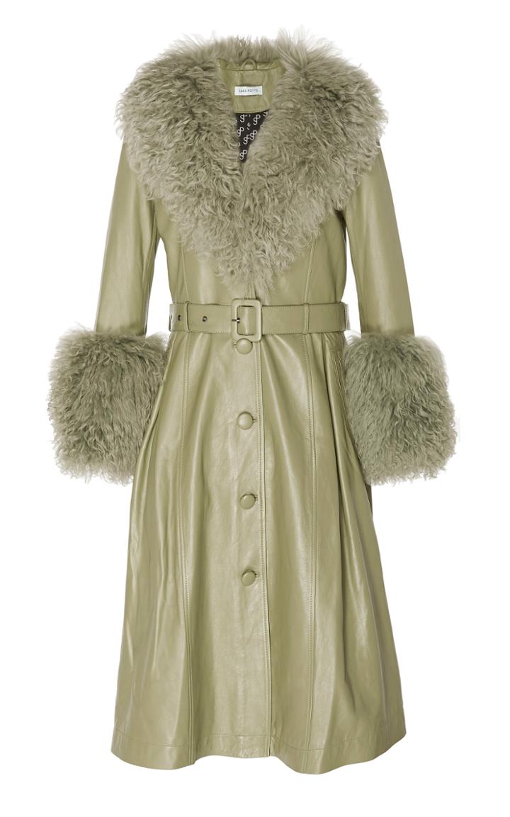 Saks Potts Foxy Shearling-trimmed Coat