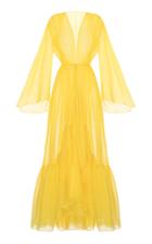 Rasario Sheer Silk Draped Duster