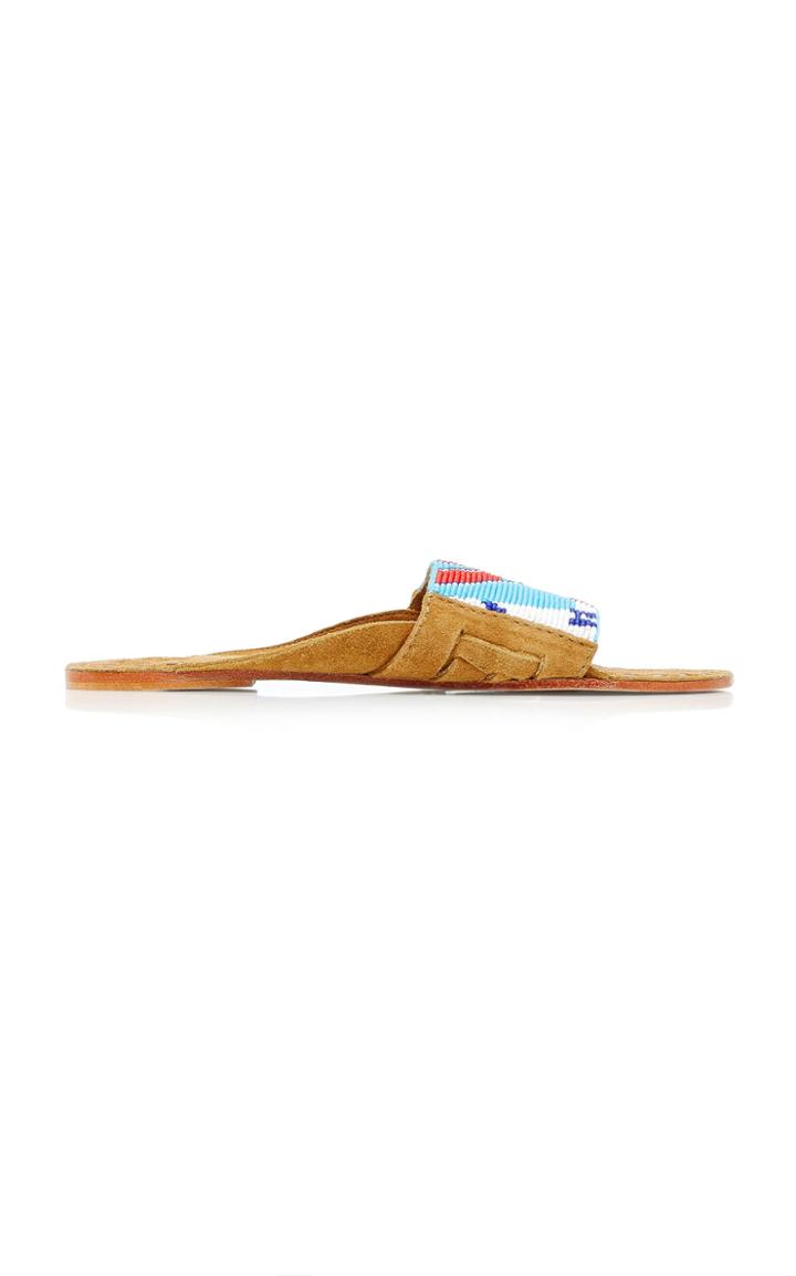 Figue Geo Beading-noona Slide