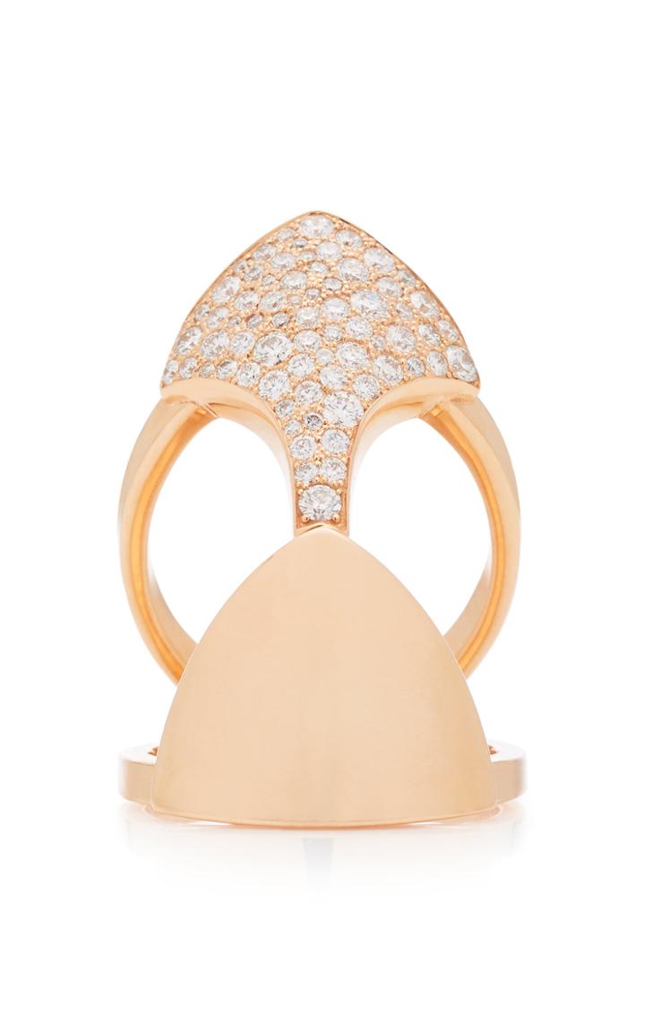 Akillis Python Armor 18k Gold Diamond Ring