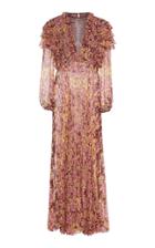 Giambattista Valli Floral Long Sleeve Gown
