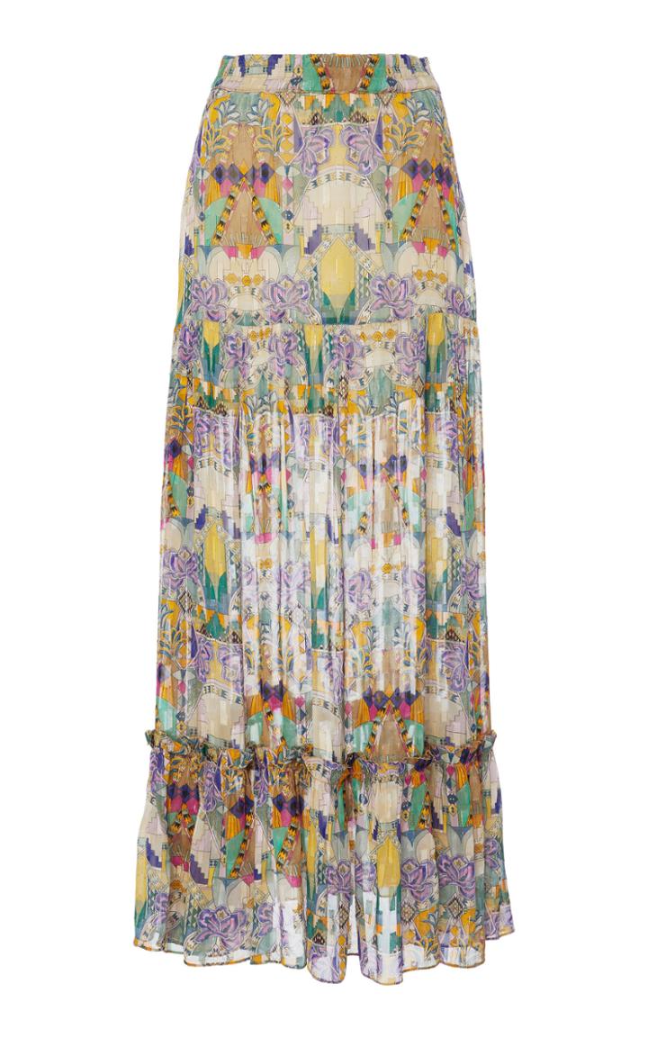 Chufy Inka Printed Broadcloth Maxi Skirt