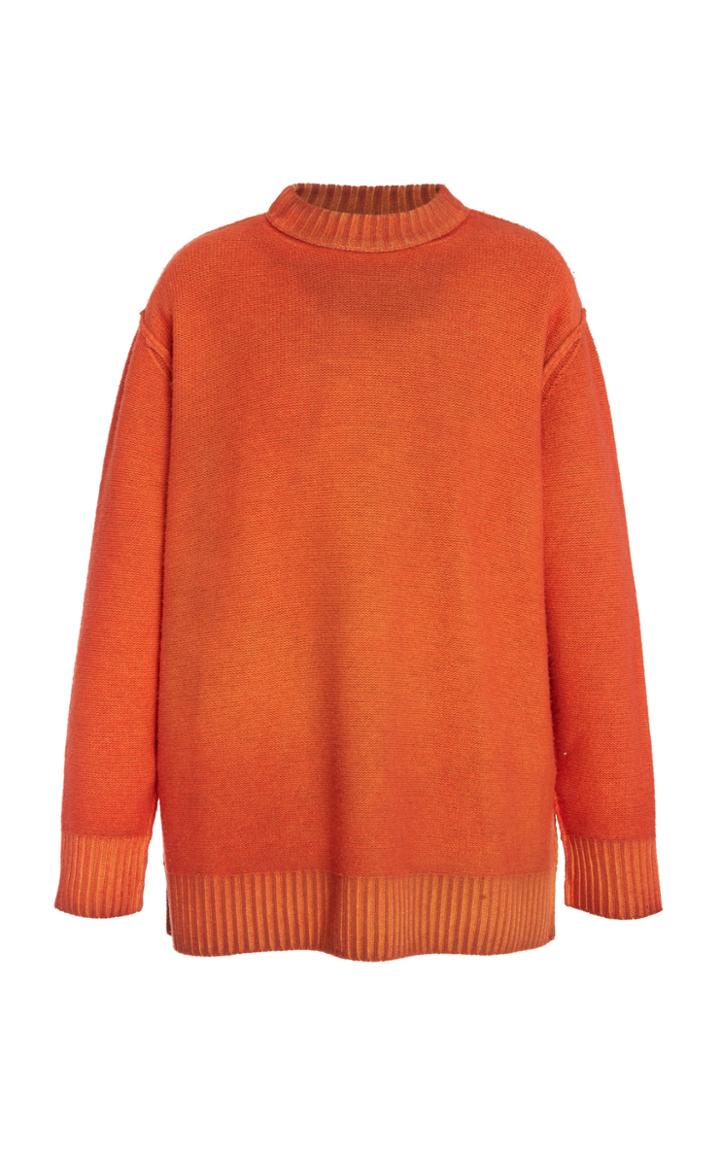 Maison Margiela Oversized Wool Crewneck Sweater