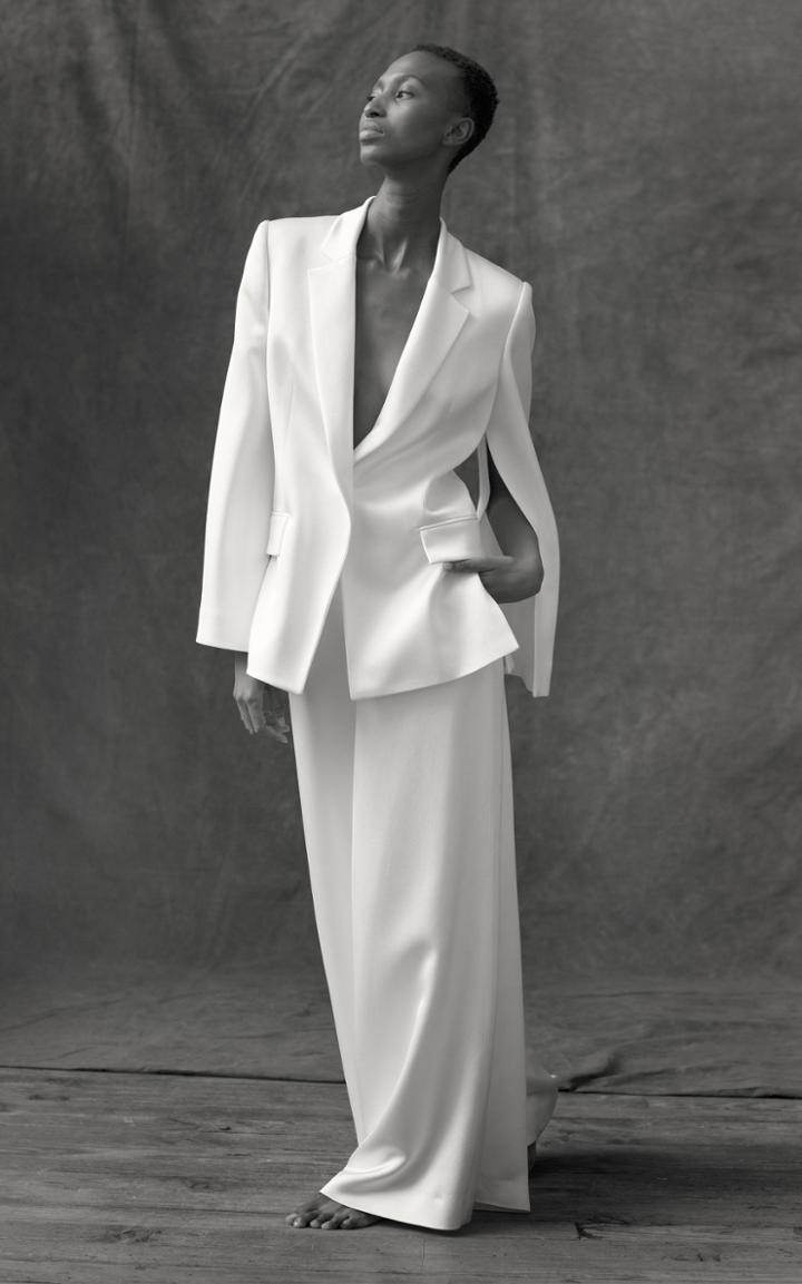 Moda Operandi Maison Rabih Kayrouz Cape Satin Jacket