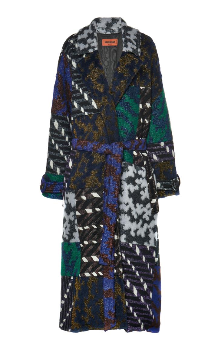 Moda Operandi Missoni Oversized Printed Lurex Coat