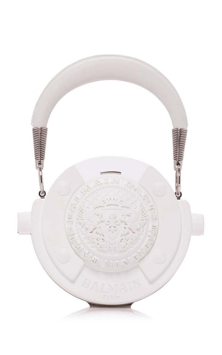 Balmain Ring Leather Clutch