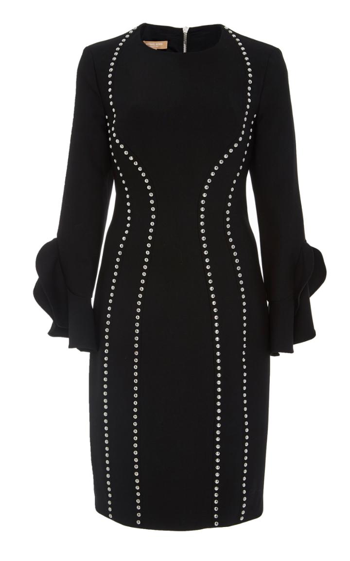 Michael Kors Collection Studded Bell Sleeve Dress