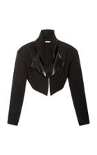 Tome Double Collar Cropped Jacket