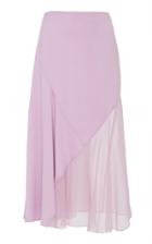 Prabal Gurung Diagonal Seamed Cady Skirt