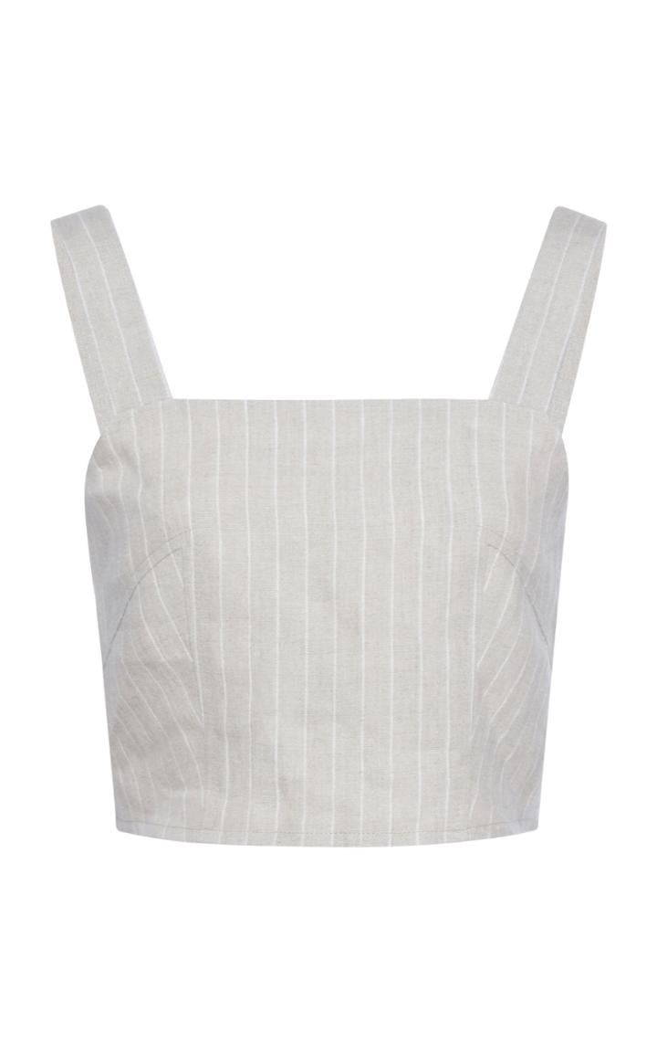 Racil Hedy Cropped Linen Top