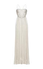 Maria Lucia Hohan Ghada Lurex Chiffon Gown