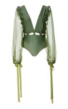 Agua De Coco Long Sleeved One Piece Swimsuit