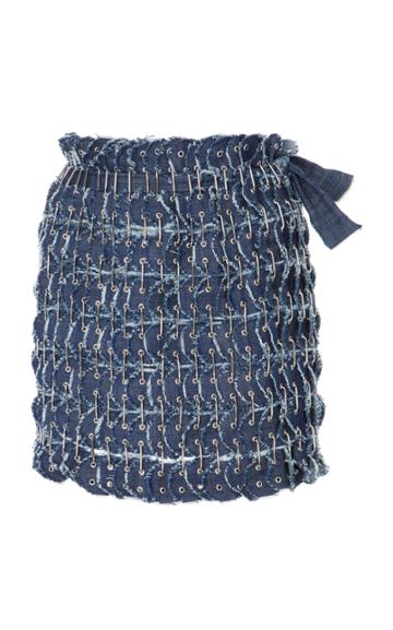 Fannie Schiavoni Denim Skirt