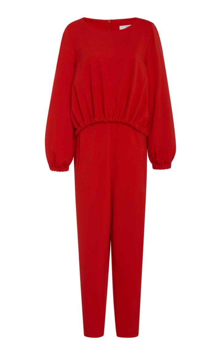 Tibi Mercer Tie Front Jumpsuit Size: M