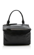 Givenchy Pandora Leather Bag With Logo Strap