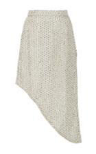 Rodarte Pearl Embellished Asymmetrical Skirt