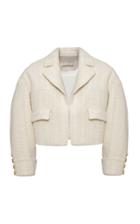 Alexandre Vauthier Cropped Wool-blend Quilted Jacket