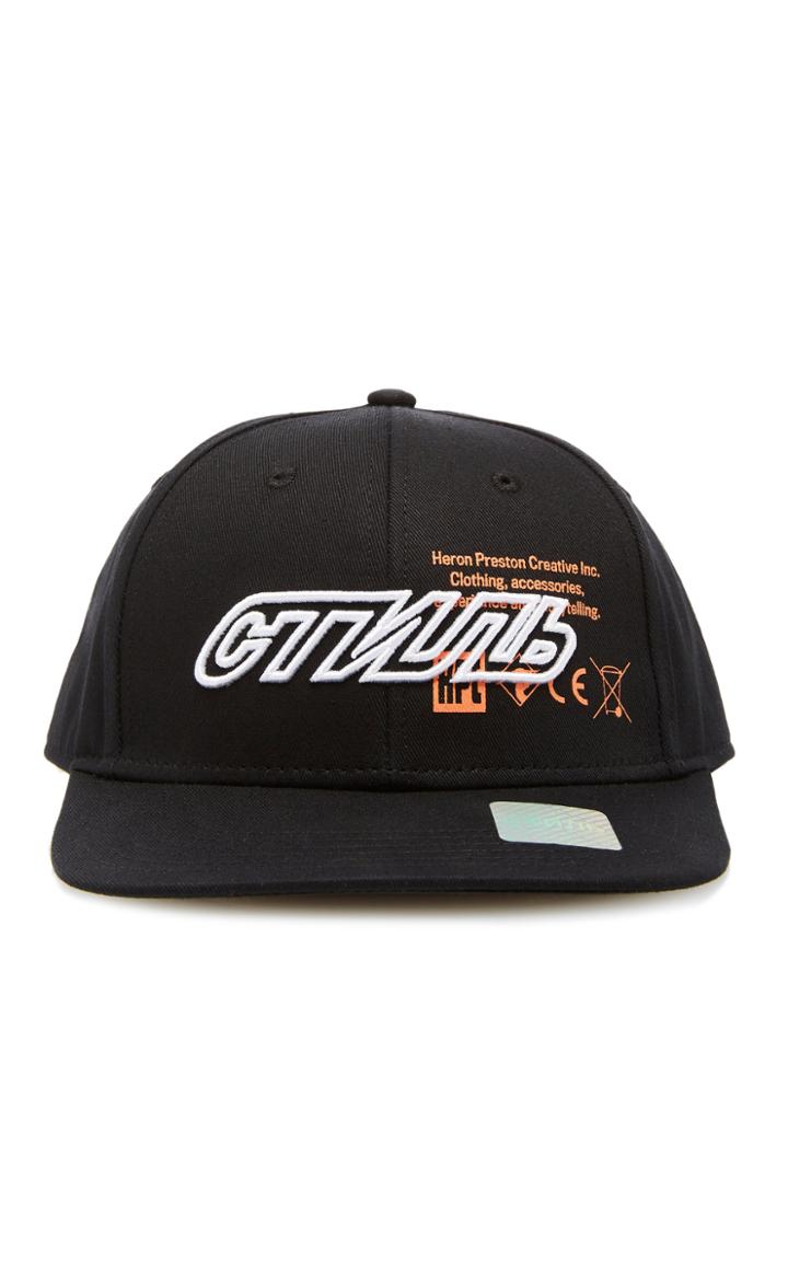 Heron Preston Logo-embroidered Cotton Baseball Cap