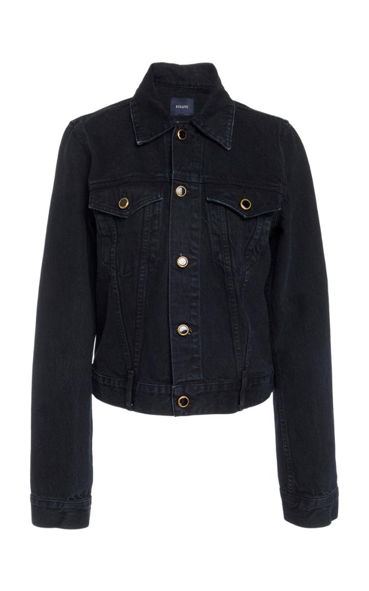 Khaite Richard Dark-wash Denim Jacket