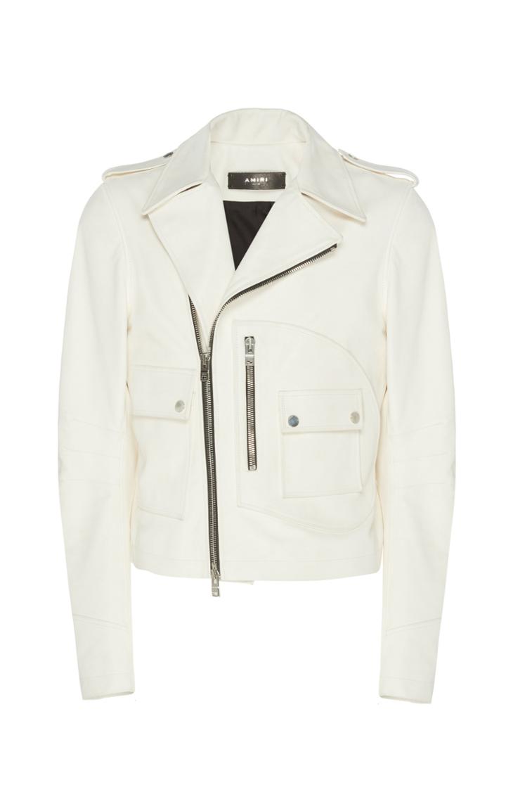 Amiri D Pocket Leather Jacket