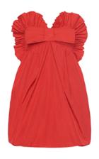 Philosophy Di Lorenzo Serafini Ruffled Taffeta Strapless Mini Dress