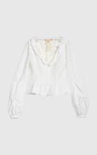 Moda Operandi Brock Collection Sabrina Peplum-waist Cotton-linen Cropped Jacket