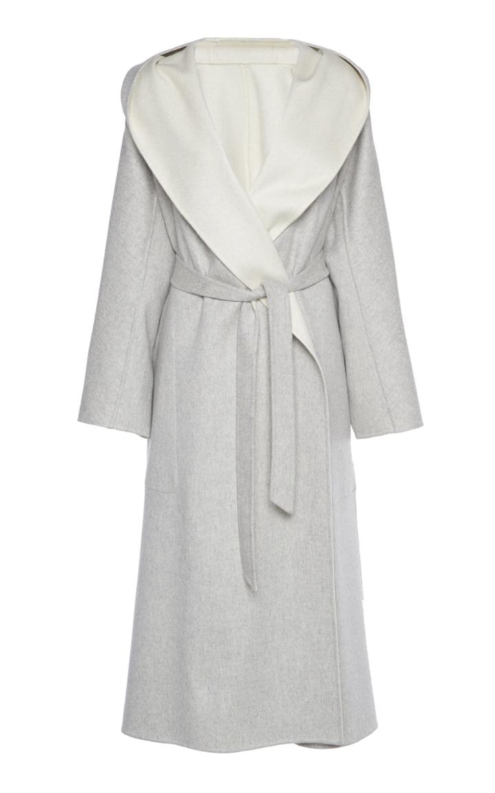 Agnona Zybellin Reversible Hood Cashmere Coat