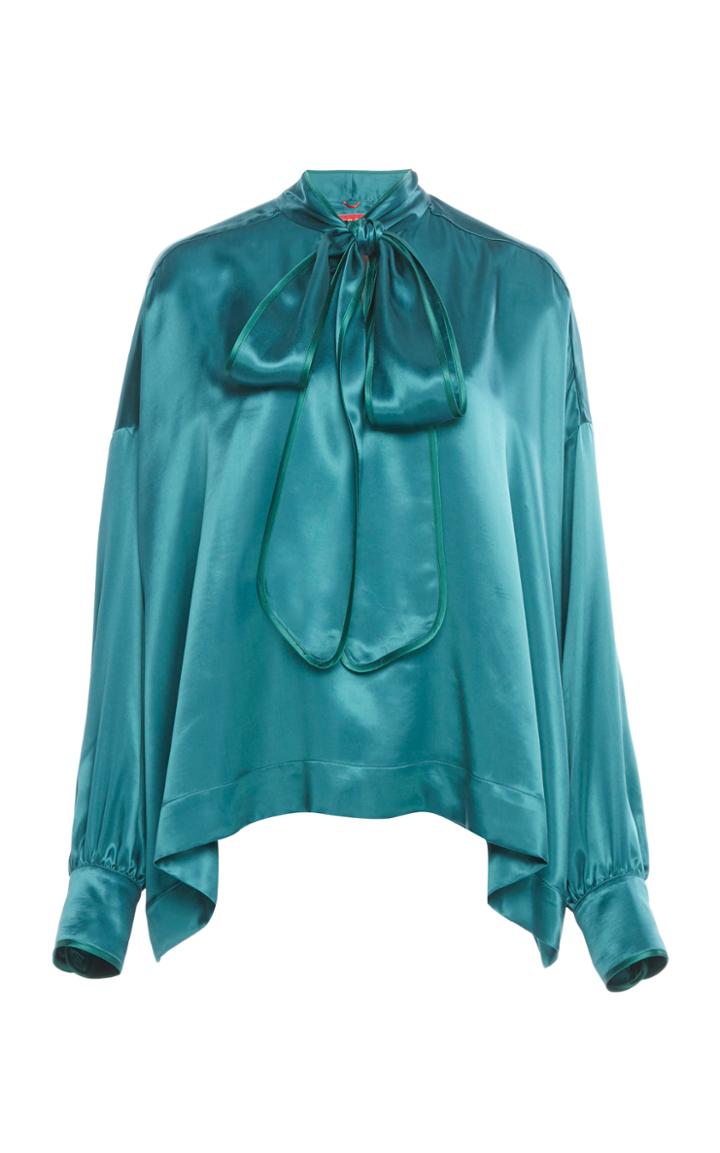 For Restless Sleepers Alethia Cupro Satin Shirt