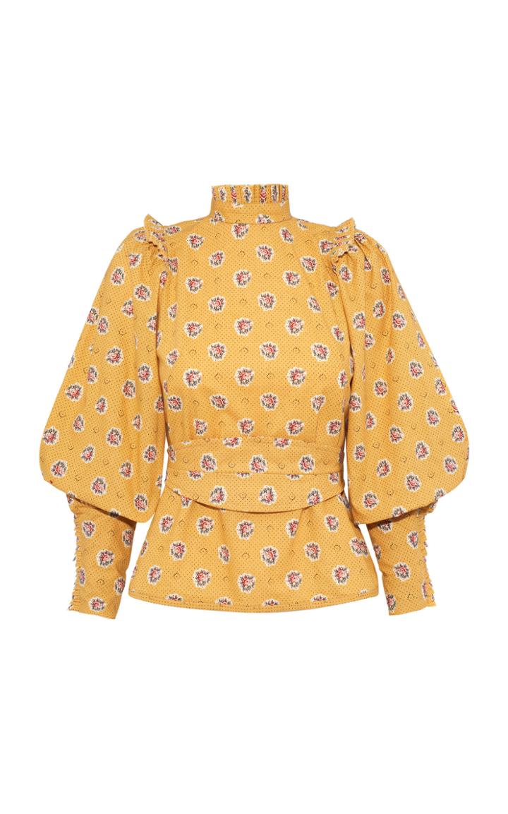Anna Mason Harper Bishop Sleeve Blouse