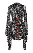 De La Vali Loki Oriental Flower Satin Jacket