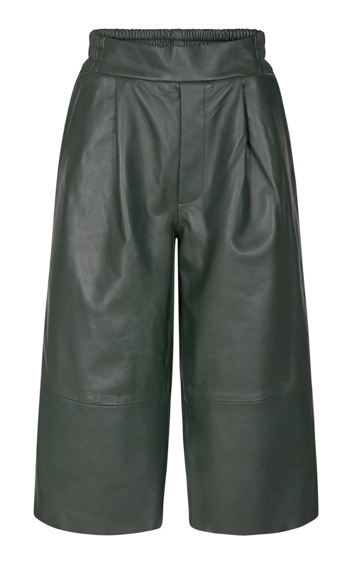 Moda Operandi Remain Duchesse Leather Culottes