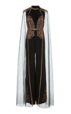 Cucculelli Shaheen Hydra Tulle Cape Jumpsuit