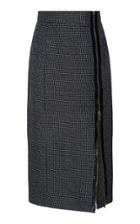 Ralph & Russo Rubeerized Slit Skirt