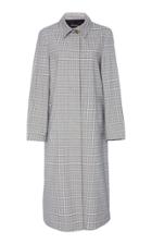 Laura Urbinati Cotton Plaid Spring Coat