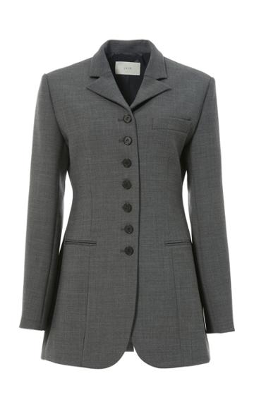 Moda Operandi Lvir Heathered Crepe Blazer