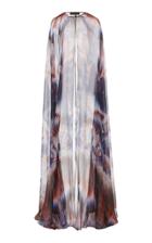 Moda Operandi Zuhair Murad Loney Printed Silk-blend Cape