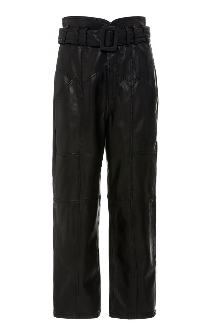Marissa Webb Wayne Belted Leather Pants