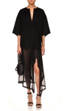 Moda Operandi Michael Kors Collection Virgin-wool Blend Slit-front Tunic Dress