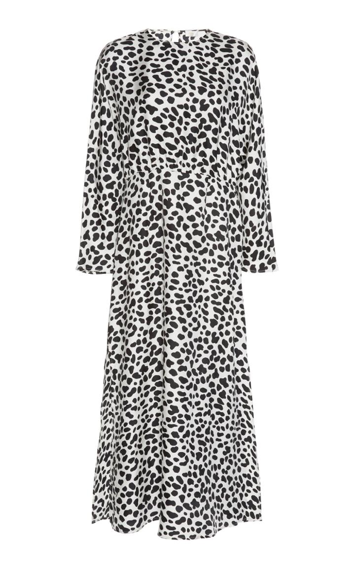 Rixo London Sandy Animal Print Dress
