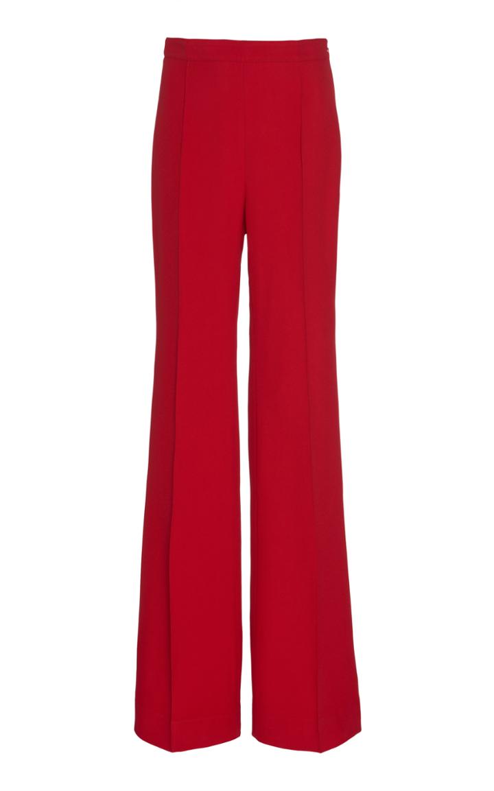 Andrew Gn High-waisted Crepe Pants Size: 38