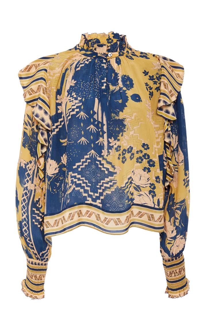 Moda Operandi Chufy Lima Chiffon Blouse Size: Xs